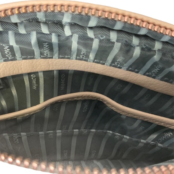 MIMCO Modify Genuine Leather Blush Rose Gold Cross Body / Hip Bag - Picture 5 of 11